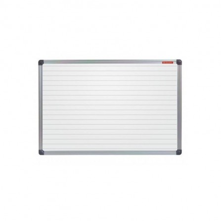 TABLEAU BLANC MAGNÉTIQUE AVEC DES LIGNES 200 X 100