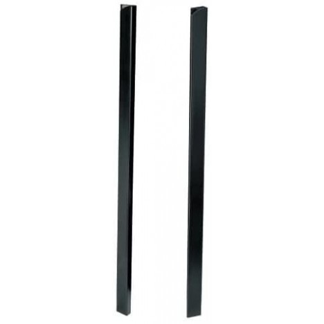 Baguette pour reliure 5 mm surface raille - Noir (PQT 25)