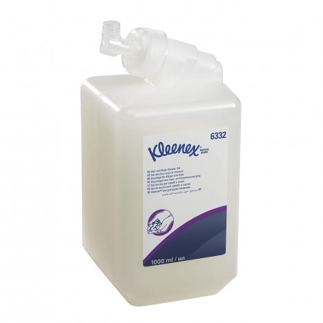 Gel Douche Corps et Cheveux KLEENEX® - Cartouche 1 Litre KIMBERLY-CLARK - Blanc (10200030884) Gel Douche Corps et Cheveux KLEENEX® - Cartouche 1 Litre KIMBERLY-CLARK - Blanc (10200030884)