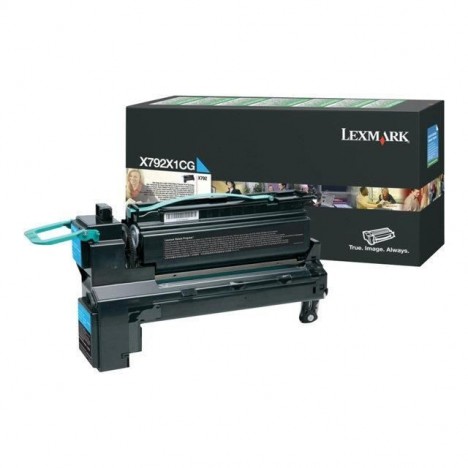 Toner Original Lexmark X792 Cyan (20K) - X792X1CG