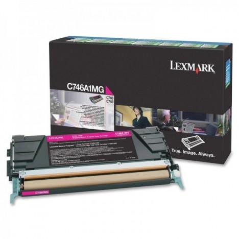 Toner Original Lexmark C746, C748 Magenta (7K) - C746A1MG