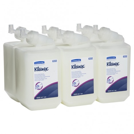 Gel Douche Corps et Cheveux KLEENEX® - Cartouche 1 Litre KIMBERLY-CLARK - Blanc (10200030884) Gel Douche Corps et Cheveux KLEENEX® - Cartouche 1 Litre KIMBERLY-CLARK - Blanc (10200030884)