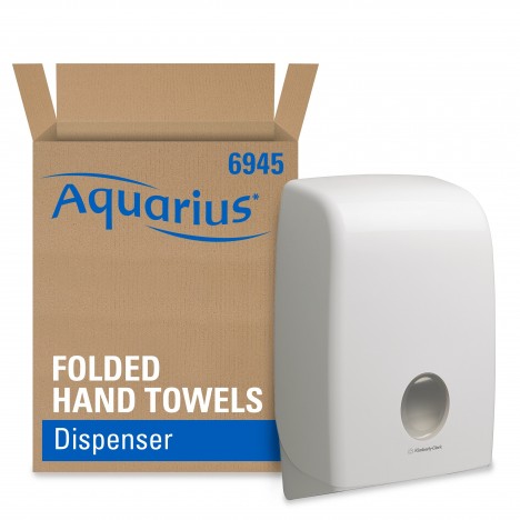 Distributeur essuie-mains Aquarius™ 6945 - Interleaved Kimberly-Clark - Blanc (10200030323)