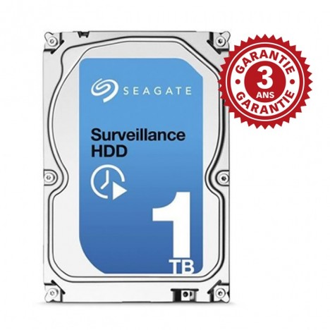 Disque dur interne Surveillance Seagate HDD 1To - (ST1000VX001)