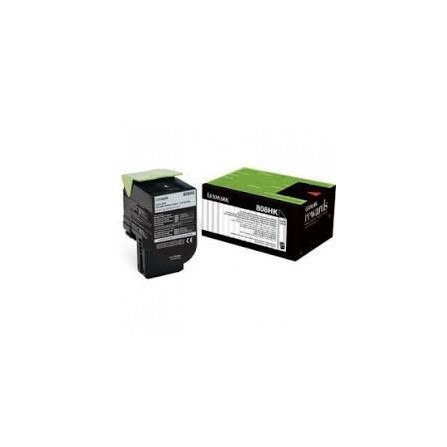 Toner Original Lexmark 808HK Black CX410,CX510 (4K) - 80C8HK0