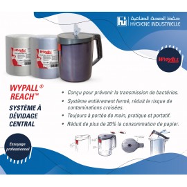 Reach™ Centrefeed Dispenser WypAll® hygiène industrielle - Noir (6221)