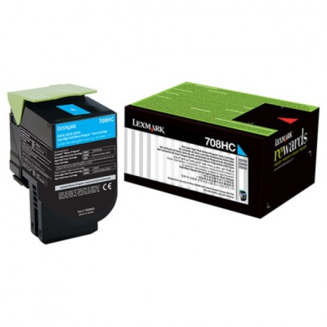 Toner Original Lexmark Cyan CS310,410,510 (3K) - 70C8HC0