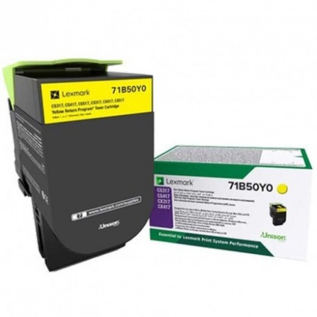 Toner Original Lexmark CX317,CS317,CX417,CS517 Yellow (2.3K) - 71B50Y0
