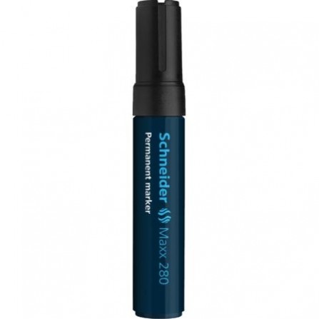 MARQUEUR MAXX 280 PERMANENT (4 à 12mm) NOIR POINTE BISEAUTE