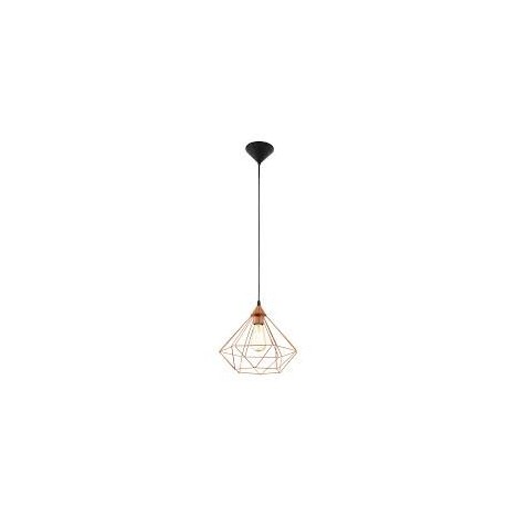 SUSPENSION EGLO TARBES CUIVRE 1 LAMPE