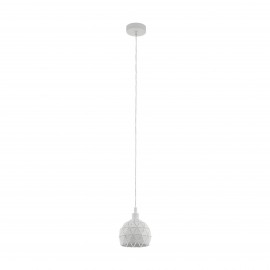 SUSPENSION E14 white 'ROCCAFORTE' SUSPENSION E14 white 'ROCCAFORTE'