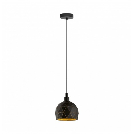SUSPENSION E14 black/gold 'ROCCAFORTE' SUSPENSION E14 black/gold 'ROCCAFORTE'