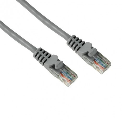 Câble réseau "Droit" RJ45 Hama , Cat 5e, STP, Blindé, Gris, 15,00m