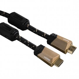 Câble HDMI Hama Premium avec Ethernet, mâle - mâle, ferrite, métal, 1,5 m Câble HDMI Hama Premium avec Ethernet, mâle - mâle, ferrite, métal, 1,5 m