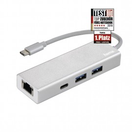 Hub Hama Type-C USB 3.1 , 2 USB-A, USB-C, LAN Hub Hama Type-C USB 3.1 , 2 USB-A, USB-C, LAN