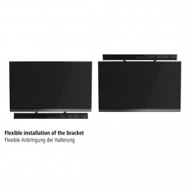 Support pour barre de son, fixe Hama -Noir Support pour barre de son, fixe Hama -Noir