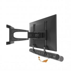 Support pour barre de son, réglable en profondeur Hama -Noir