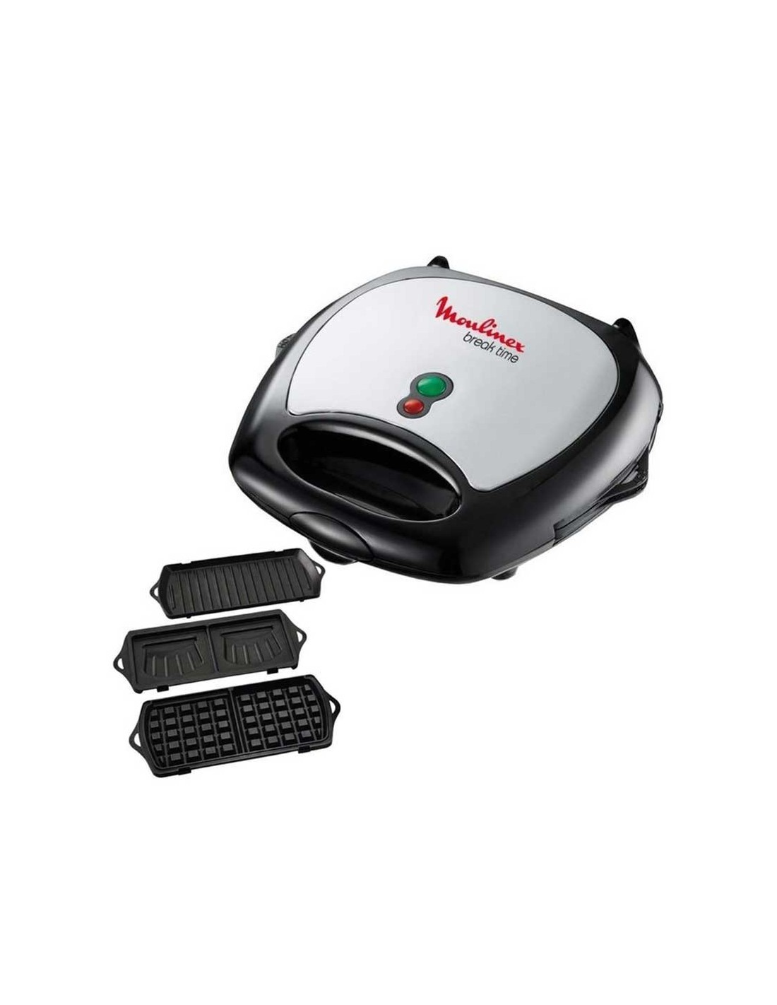Croque Monsieur + Gauffrier 700 Watt MOULINEX - Noir (SW611812) prix ...