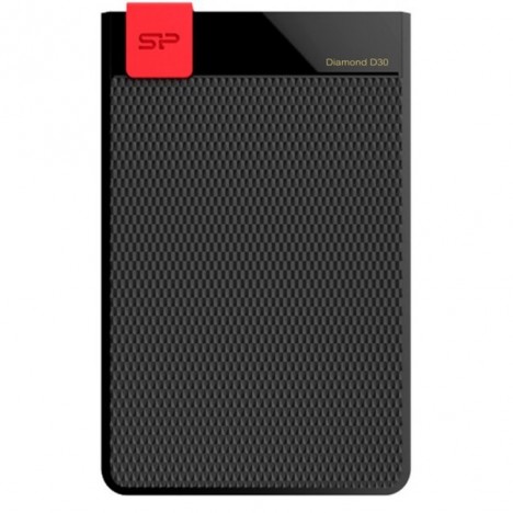 Disque Dur Externe Silicon Power Diamond D30 HDD 1To- Noir (SP010TBPHDD3SS3K)