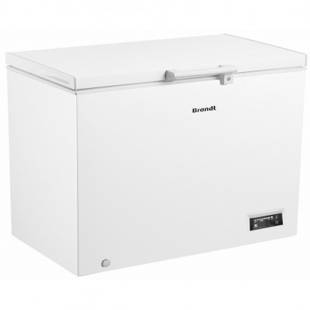 Congélateur coffre Brandt avec Roulettes 400L - Blanc (BFK747YSW) 2