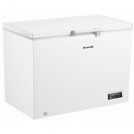 Congélateur coffre Brandt avec Roulettes 400L - Blanc (BFK747YSW) Congélateur coffre Brandt avec Roulettes 400L - Blanc (BFK747YSW)