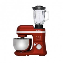 Robot Pâtissier Multifonction Brandt 650 Watt - 4L - Rouge (KM650BR) Robot Pâtissier Multifonction Brandt 650 Watt - 4L - Rouge (KM650BR)
