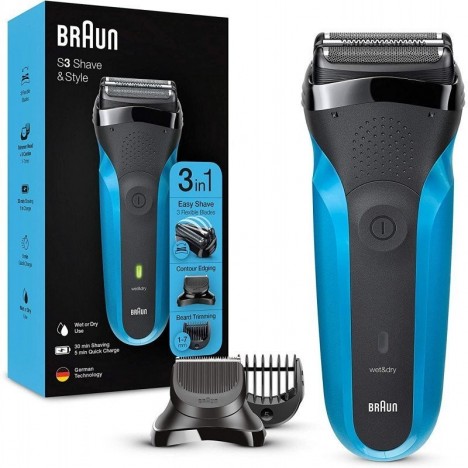 Rasoir électrique BRAUN Shave&Style Série3 - (310BT)