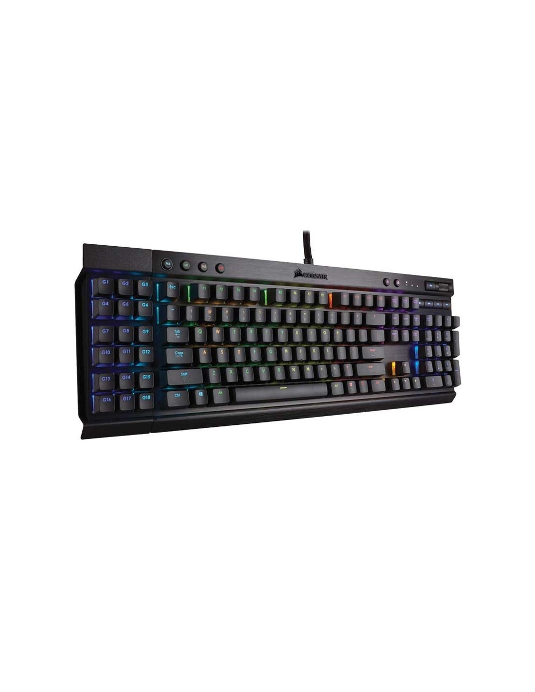 Slide  #1 Clavier Gaming CORSAIR K95 RGB Cherry MX RED - (14138)