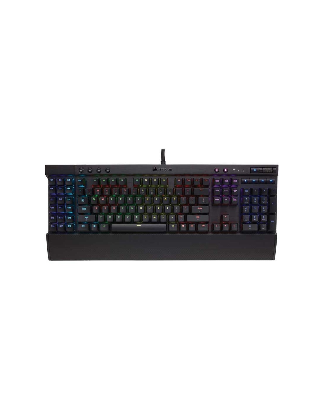 Slide  #2 Clavier Gaming CORSAIR K95 RGB Cherry MX RED - (14138)
