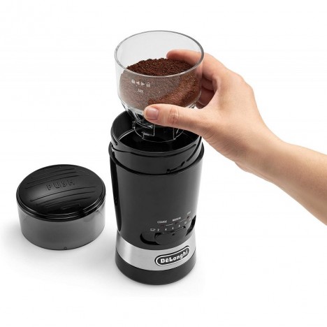 Moulin à Café Delonghi 170 Watt - Noir (KG210) Moulin à Café Delonghi 170 Watt - Noir (KG210)