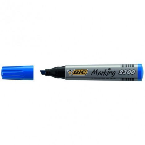 Marqueur permanent BIC 2300 - Bleu (3086122300065)