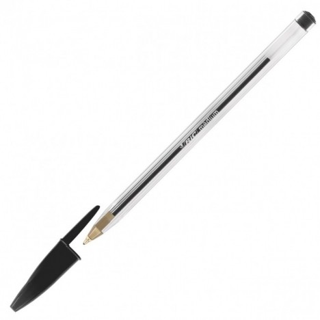 Stylo à bille Cristal Medium BIC - Noir (070330129665)