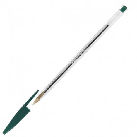 Stylo à bille Cristal Medium BIC - Vert (070330129641)