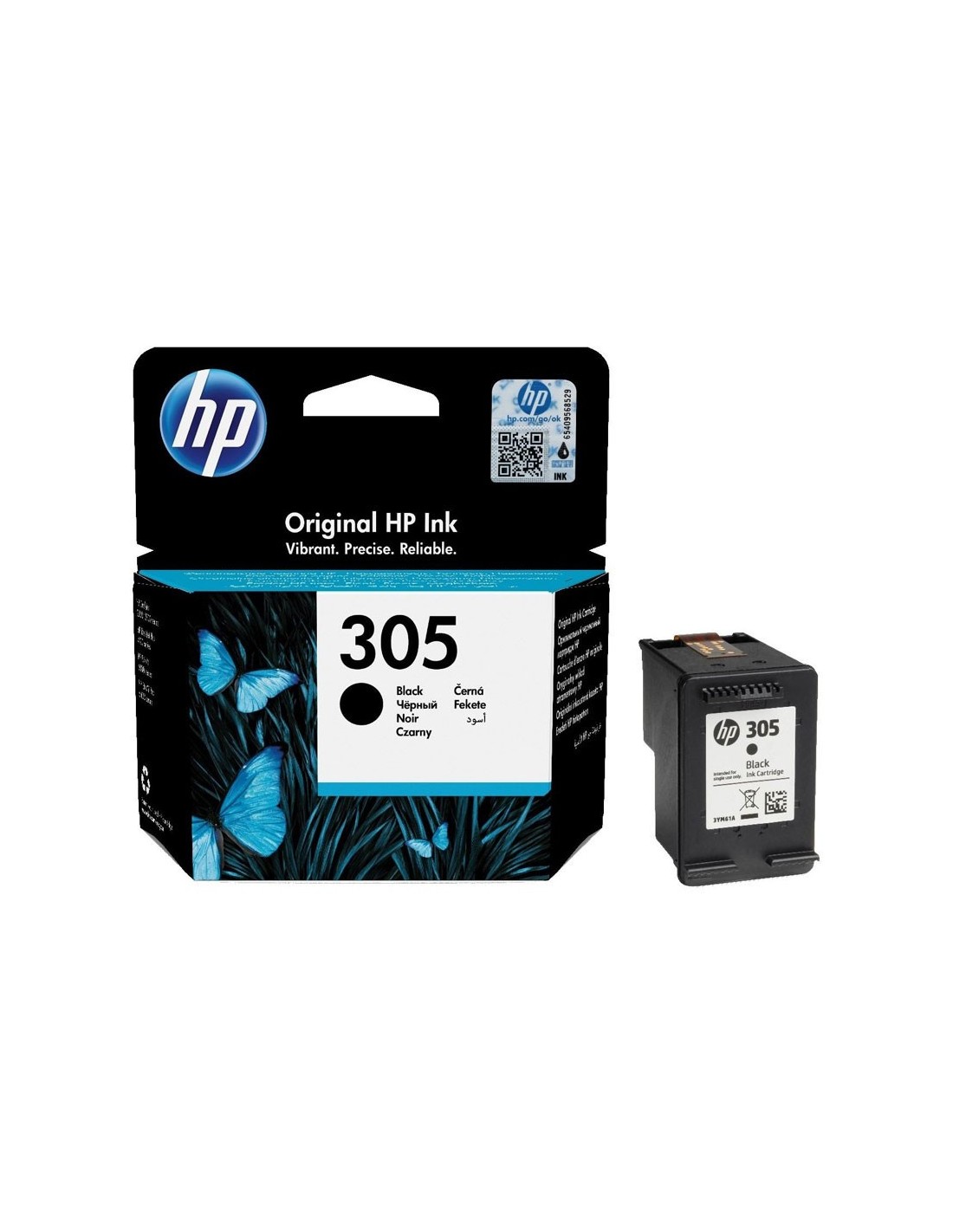 Cartouche Jet d'encre Original HP 305 - Noir (3YM61AE) prix tunisie 