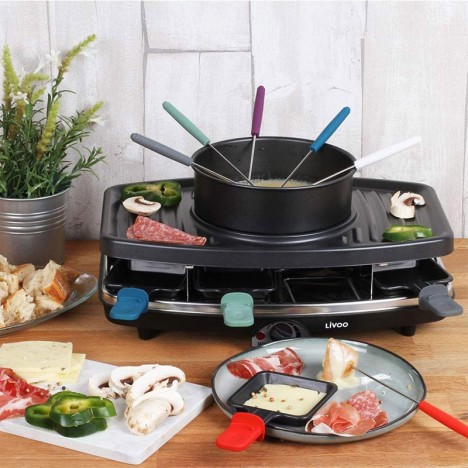 Appareil de cuisson LIVOO 1100 Watt - Noir (DOC233)