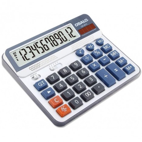 CALCULATRICE SOLAIRE DE BUREAU OSALO 12 CHIFFRES OS-6815 (CALCULATRICE SOLAIRE DE BUREAU OSALO 12 CHIFFRES (OS-6815) CALCULATRICE SOLAIRE DE BUREAU OSALO 12 CHIFFRES OS-6815 (CALCULATRICE SOLAIRE DE BUREAU OSALO 12 CHIFFRES (OS-6815)