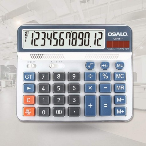 CALCULATRICE SOLAIRE DE BUREAU OSALO 12 CHIFFRES OS-6815 (CALCULATRICE SOLAIRE DE BUREAU OSALO 12 CHIFFRES (OS-6815) CALCULATRICE SOLAIRE DE BUREAU OSALO 12 CHIFFRES OS-6815 (CALCULATRICE SOLAIRE DE BUREAU OSALO 12 CHIFFRES (OS-6815)