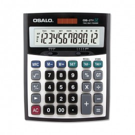 Calculatrice de bureau 12 chiffres OSALO -(OS-2TV)