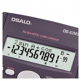 Calculatrice Scientifique OSALO 401 Fonctions à 10 Chiffres -(OS-82MS) Calculatrice Scientifique OSALO 401 Fonctions à 10 Chiffres -(OS-82MS)