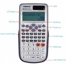 Calculatrice scientifique OSALO -(OS-991ES PLUS)