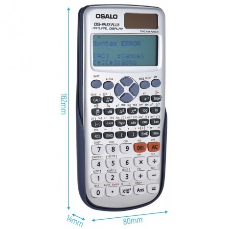 Calculatrice scientifique OSALO -(OS-991ES PLUS)