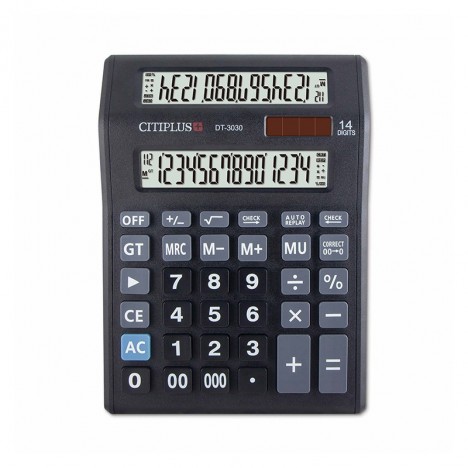 Calculatrice de bureau OSALO 14 chiffres -(DT-3030)