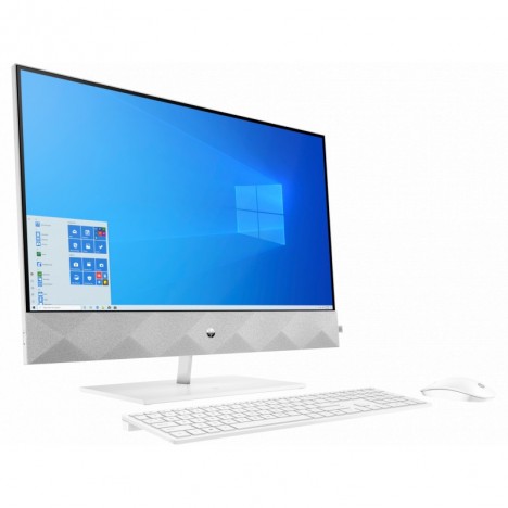 Pc de bureau HP Pavilion Tout-en-un 24-k0001nk Tactile / i5 10è Gén / 8 Go - Blanc (1H5T7EA)