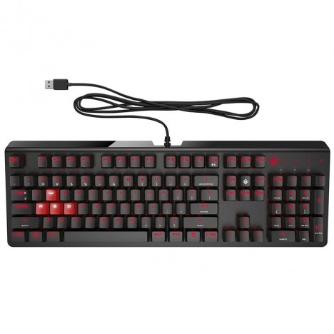 Clavier Gamer HP Omen 1100 USB - Noir (1MY13AA)