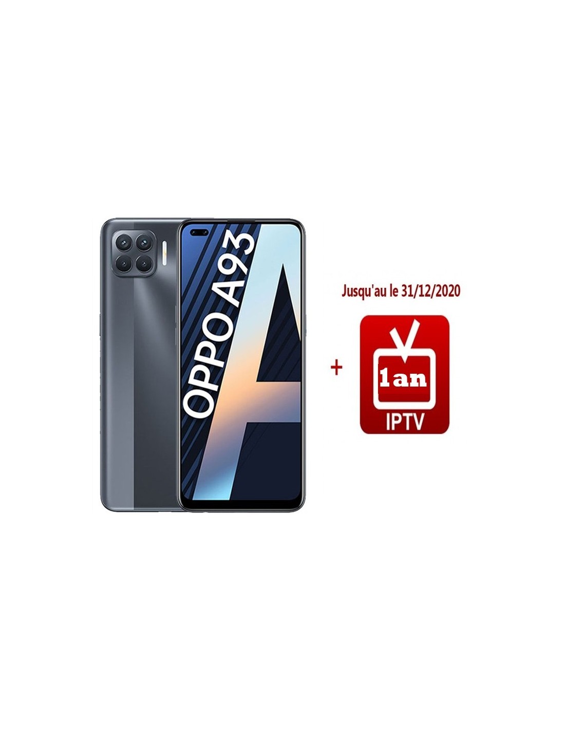 Slide  #1 Smartphone OPPO A93 - Noir