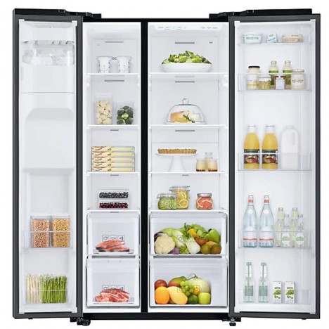 Réfrigérateur SAMSUNG Side By Side 617 Litres NoFrost - Noir (RS68A8820B1)