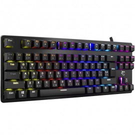 Clavier Mécanique WHITE SHARK Gamer SPARTAN - Noir (GK-1925) Clavier Mécanique WHITE SHARK Gamer SPARTAN - Noir (GK-1925)
