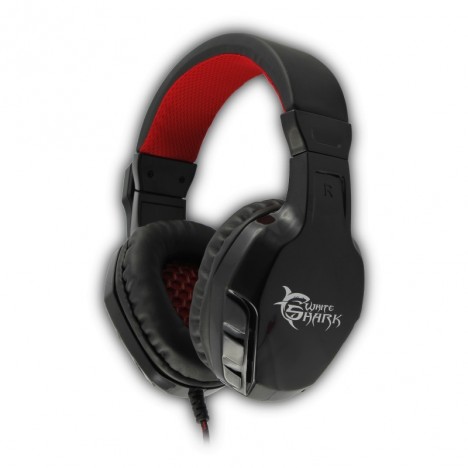 Micro casque Gamer WHITE SHARK PANTHER - Noir (GHS-1641 )