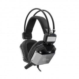 Micro Casque Gamer WHITE Shark JAGUAR - Noir & Argent (GH-1646) Micro Casque Gamer WHITE Shark JAGUAR - Noir & Argent (GH-1646)