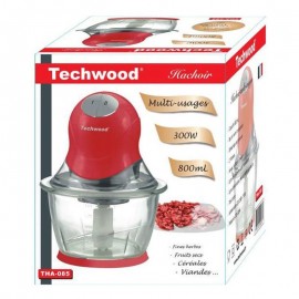 Mini Hachoir électrique Techwood 300 Watt 1L - rouge(THA-085) Mini Hachoir électrique Techwood 300 Watt 1L - rouge(THA-085)